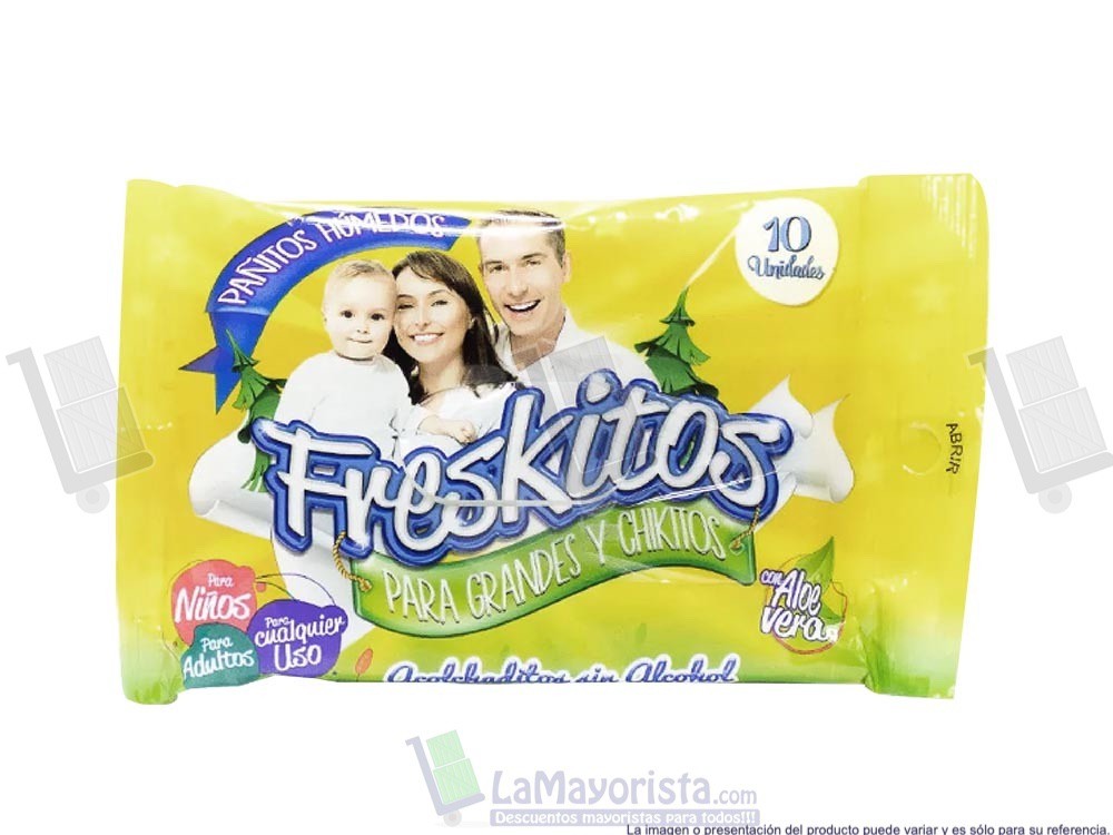 -Al por mayor- Pañito humedo Freskitos X10
