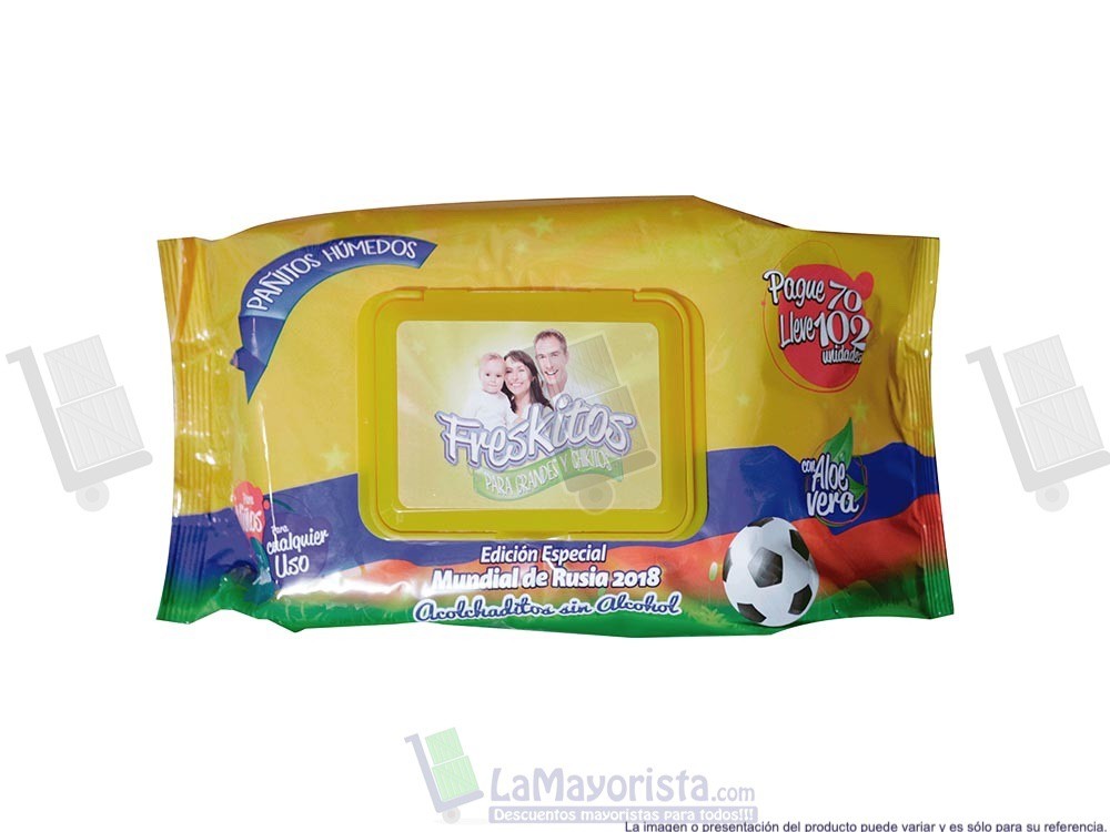 PAÑITO FRESKITOS X100