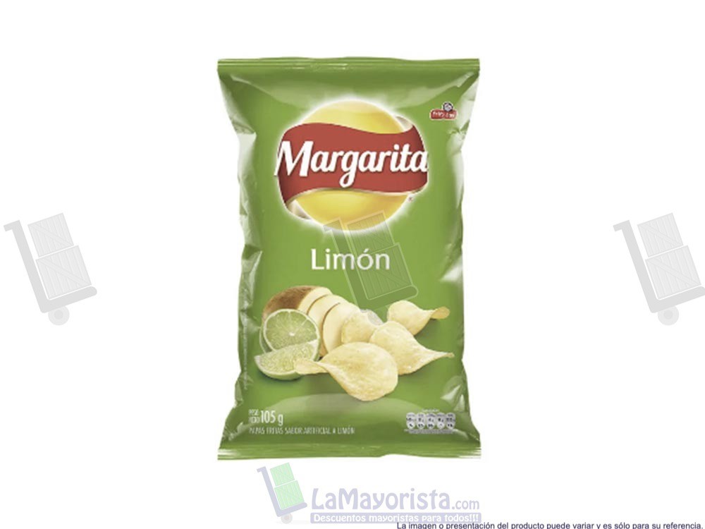 -Al por mayor- PAPA MARGARITA LIMON X12