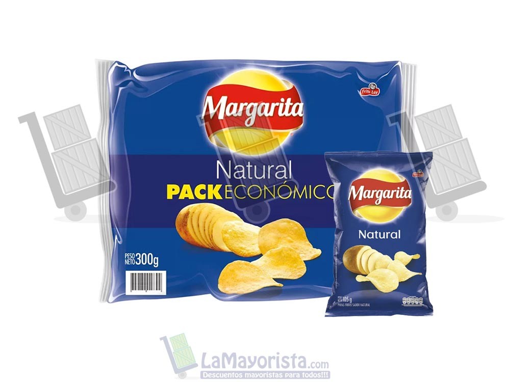 -Al por mayor- Papa Margarita Natural X 12 unidades