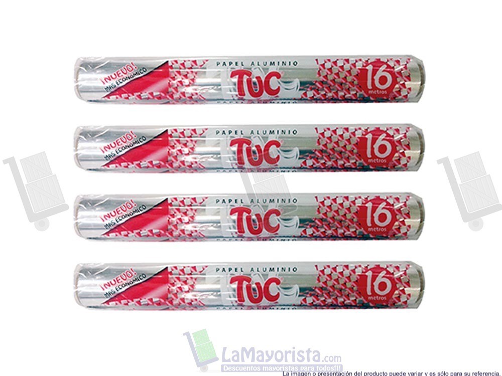 -Al por mayor- Papel Aluminio Tuc 16M X 52,5G