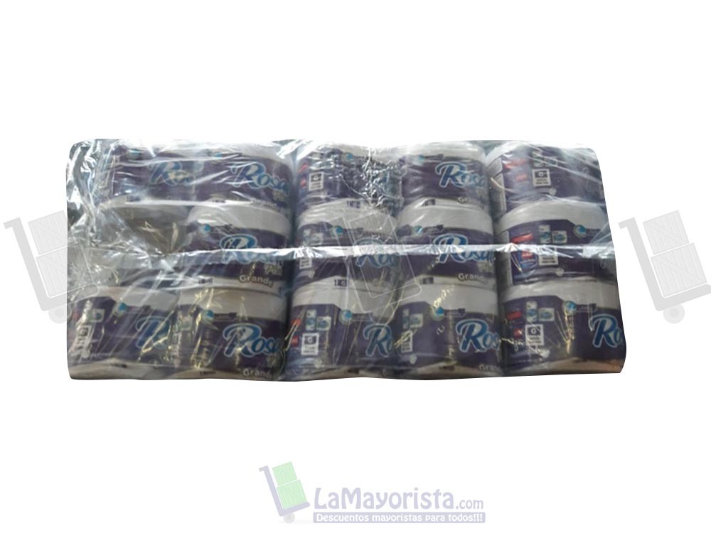 -Al por mayor- Papel higiénico Rosal 2 en 1 X54 unidades