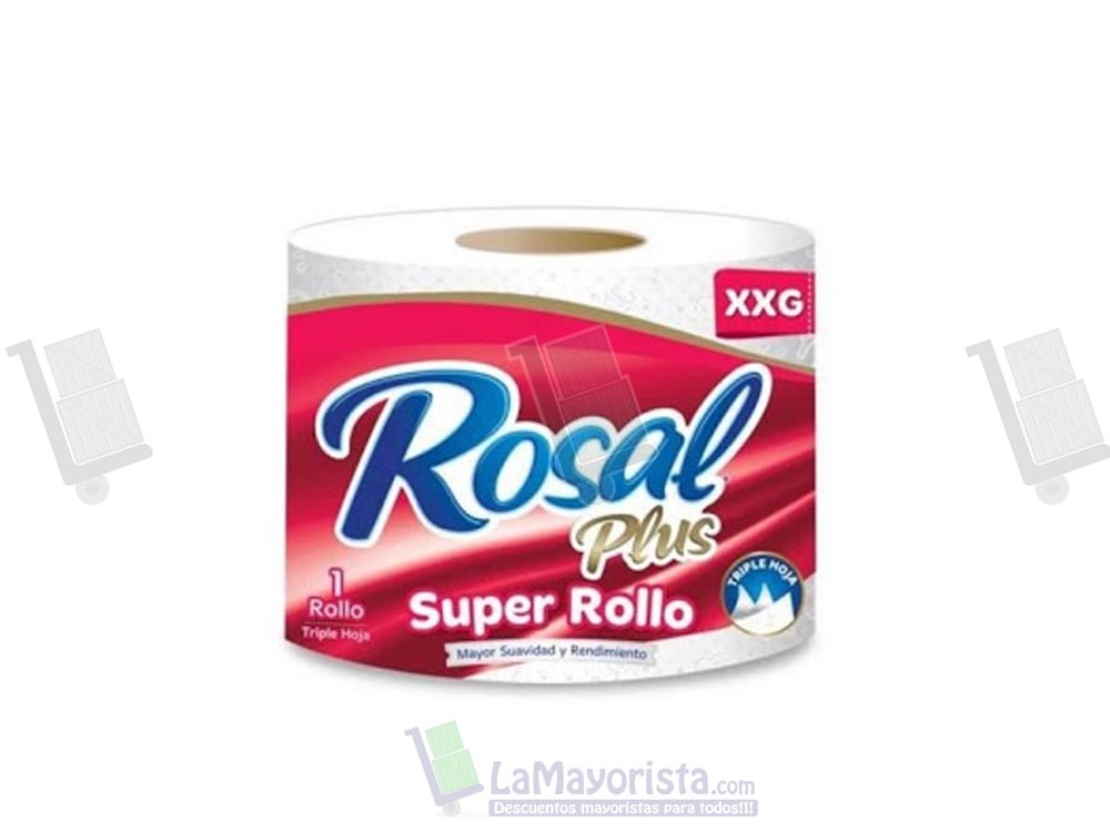 -Al por mayor- Papel higiénico Rosal Doble Hoja X48 unidades