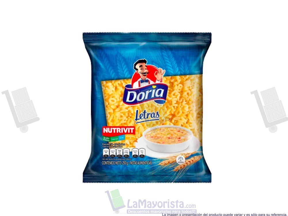 PASTA DORIA LETRA PCA X24