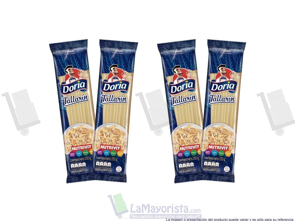 -Al por mayor- PASTA DORIA TALLARIN  x250 gr