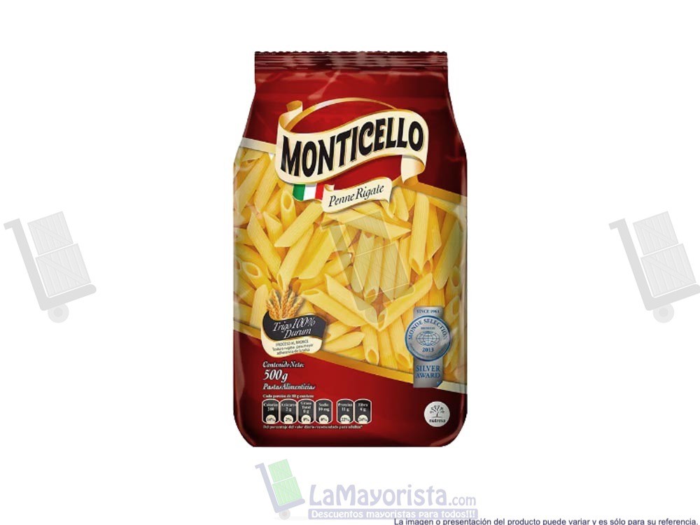PASTA MONTICELLO PENNE RIGATE X500gr