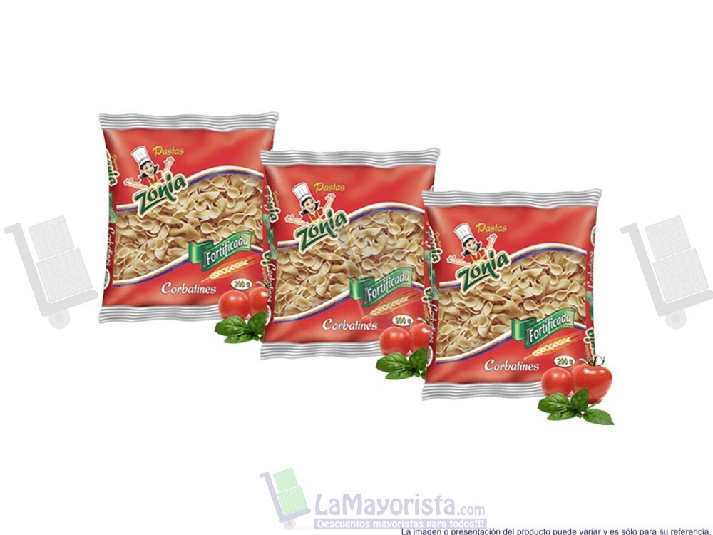 -Al por mayor- Pasta Sonia Corbata X200Gr.