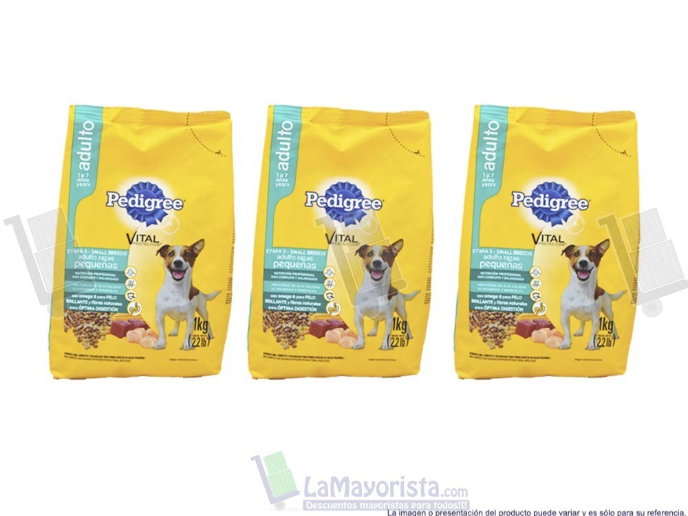 -Al por mayor- Pedigree Adulto Raza Peq x 1kg