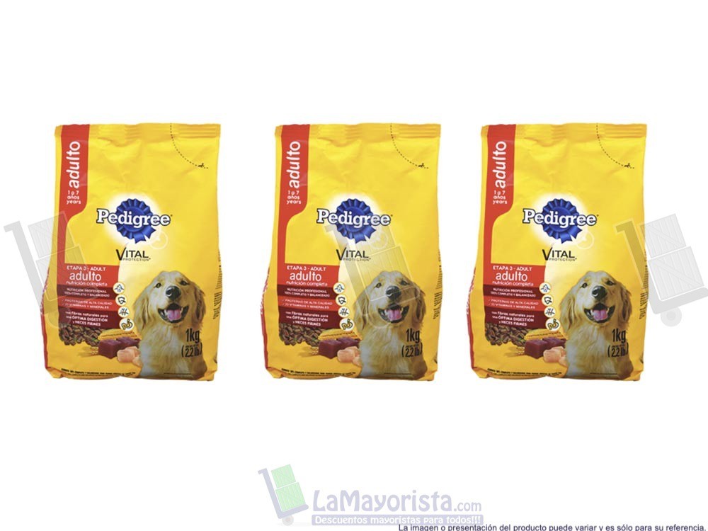 -Al por mayor- Pedigree Adulto 1kg