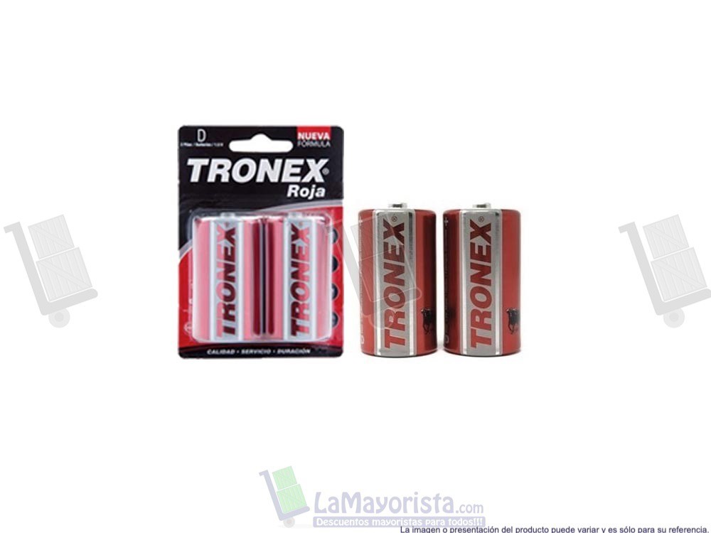 PILA TRONEX GRANDE X12 UNID