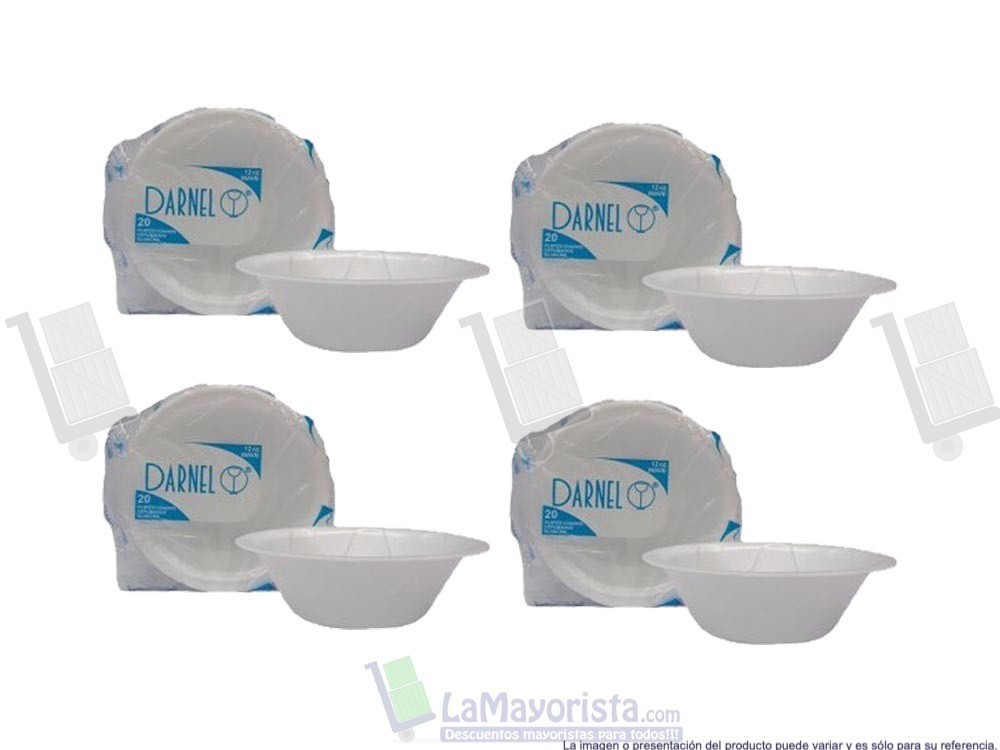PLATO DARNEL 12 ONZ HONDO X 20 UNIDADES