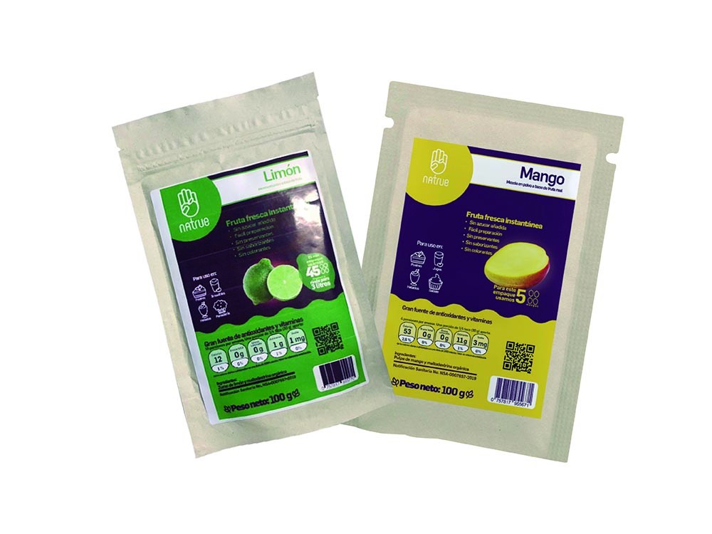 Natrue limón + Natrue mango x 100 gr