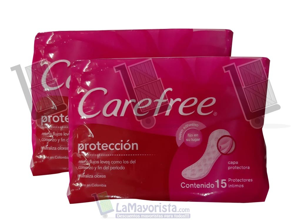 -Al por mayor- Protector Carefree 15 unidades