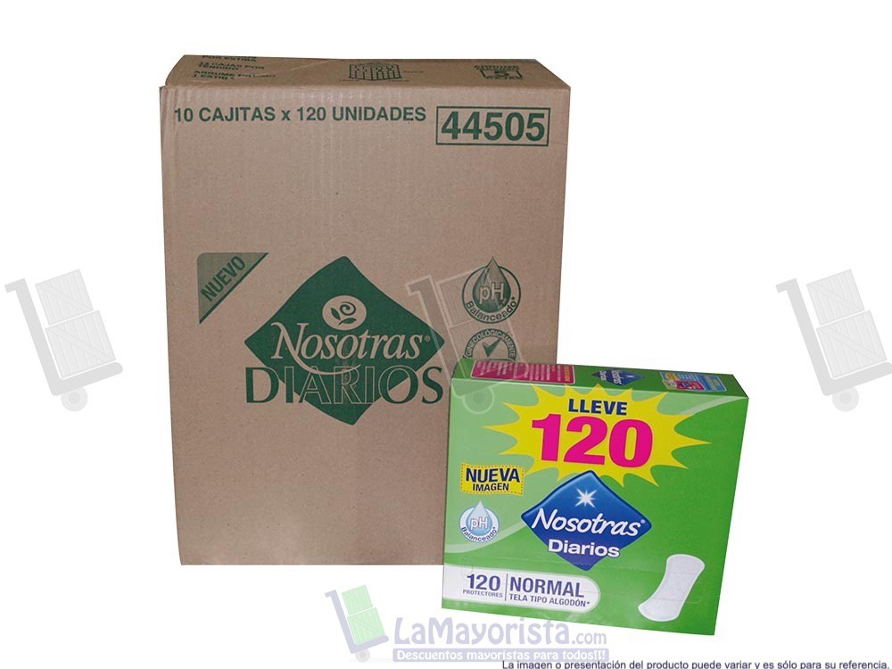 -Al por mayor- Protector Diario Nosotras x120 unidades