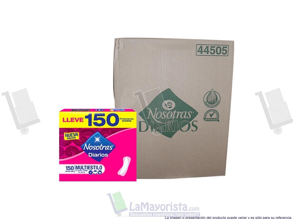 -Al por mayor- Protector Nosotras Multiestilo x 150 unidades