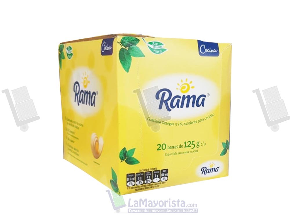 -Al por mayor- Margarina Rama 125 gr x 20