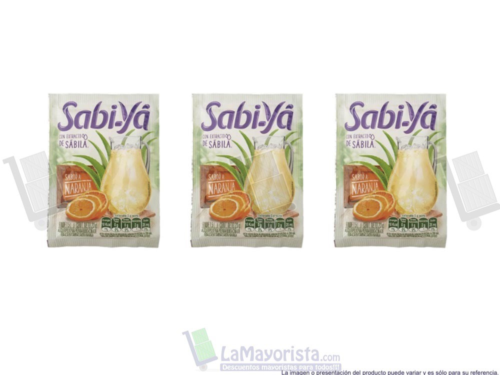 -Al por mayor- Sabi-Ya 1.5L Naranja X 23G
