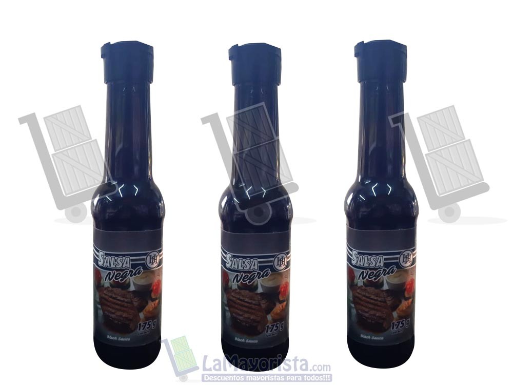 -Al por mayor- Salsa Hh Negra X175Gr.