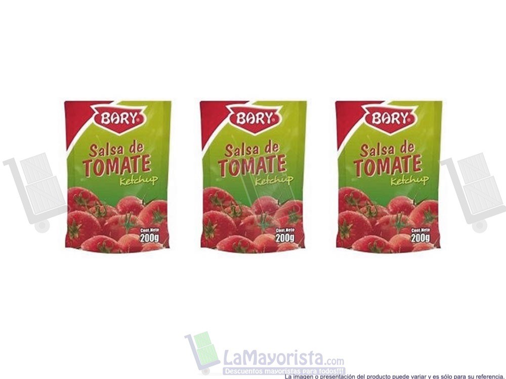 -Al por mayor- Salsa De Tomate Bary X200Gr.