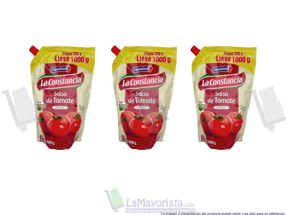 -Al por mayor- Salsa De Tomate La Constancia X1000Gr