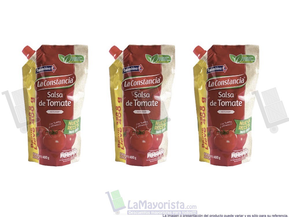 -Al por mayor- Salsa De Tomate La Constancia X 400Gr