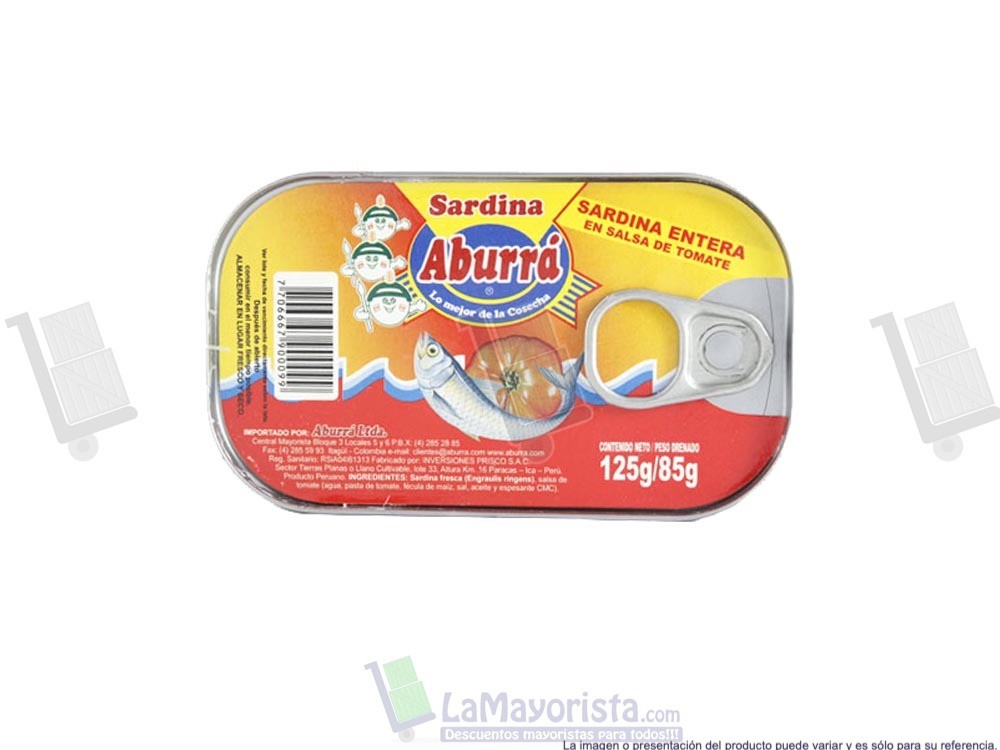 SARDINA ABURRA X 125gr.