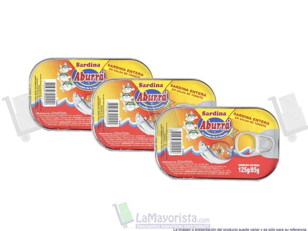 SARDINA ABURRA X 125gr.