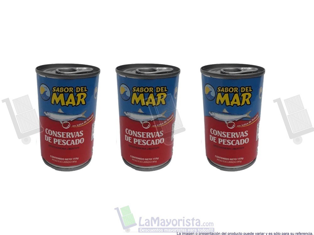 -Al por mayor- Sardina Sabor Del Mar Tinapa x155 gr enlatado