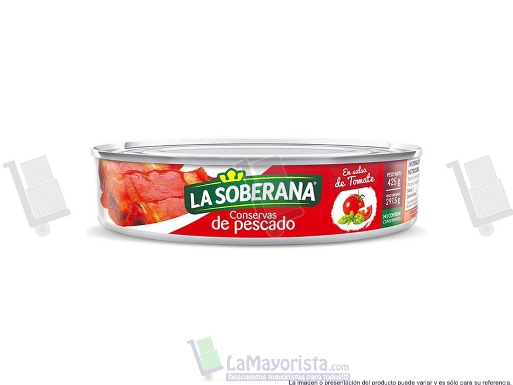 SARDINA SOBERANA OVALADA TOMATE