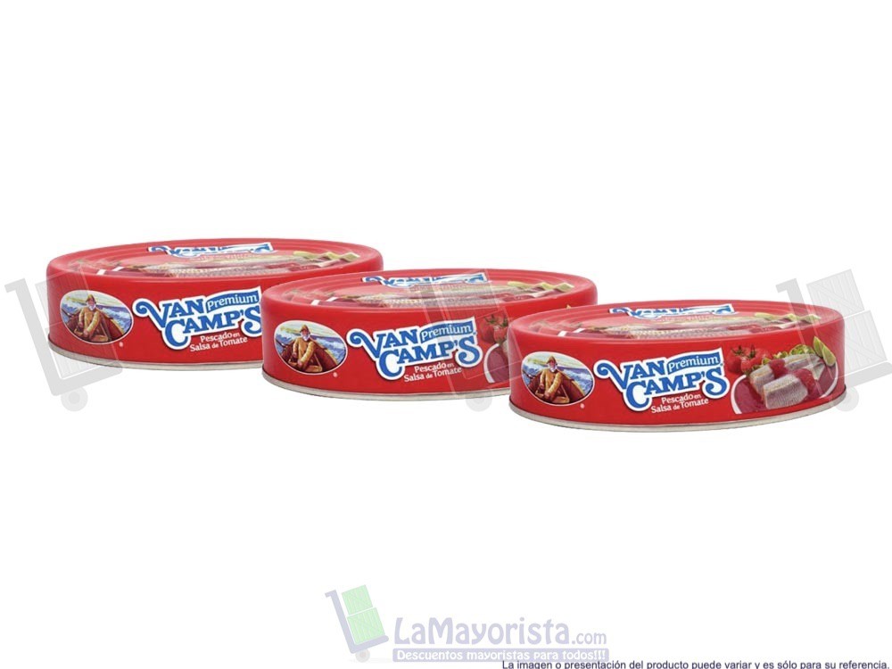 -Al por mayor- Sardina Vancamps Ovalada x225 gr enlatado