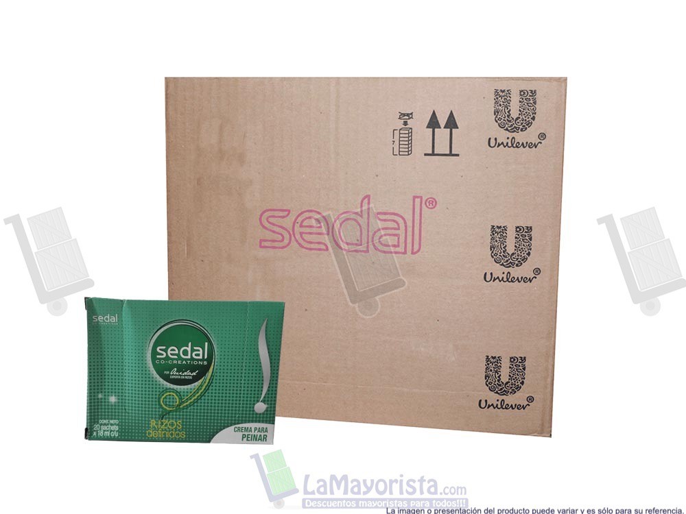 -Al por mayor- Sedal Crema Para Peinar Rizo X20Unidades