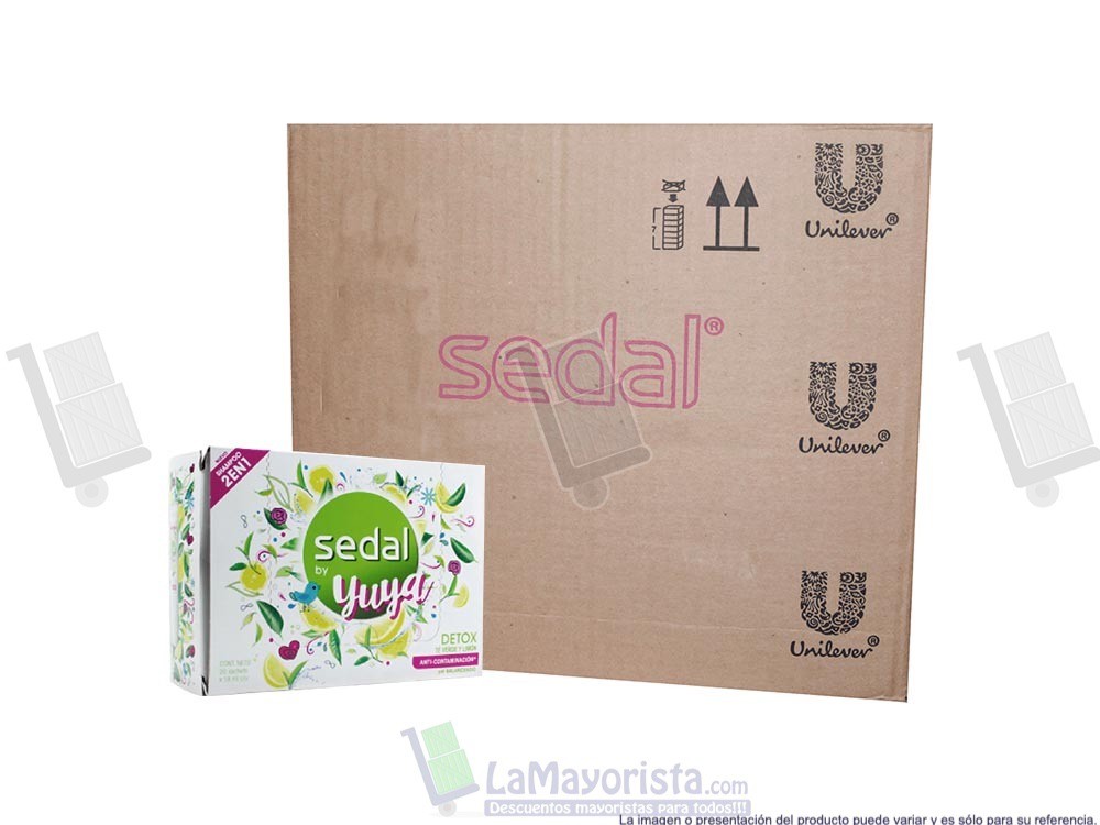 -Al por mayor- Sedal Shampoo Yuya X20 Unidades *360ML