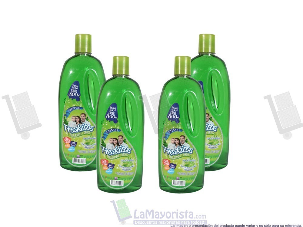 -Al por mayor- Shampoo Freskitos Manzanilla x800ml