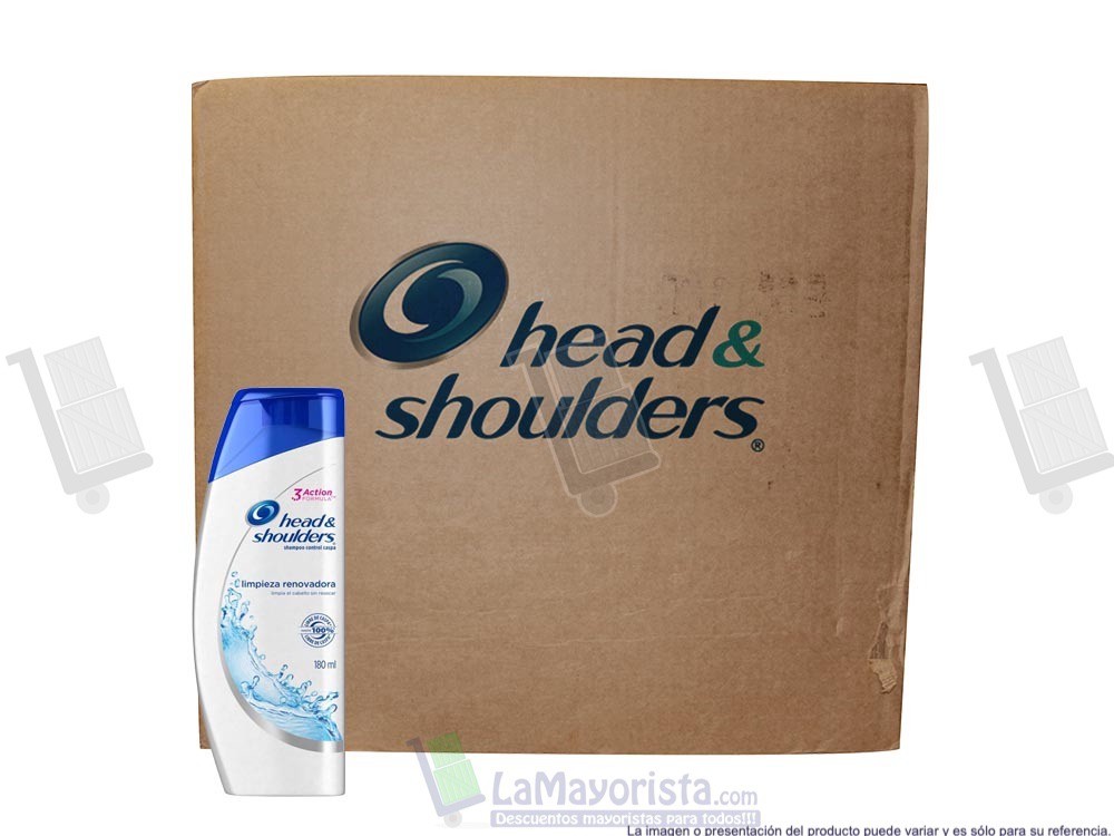 -Al por mayor- Shampoo Head Shoulders x180 ml