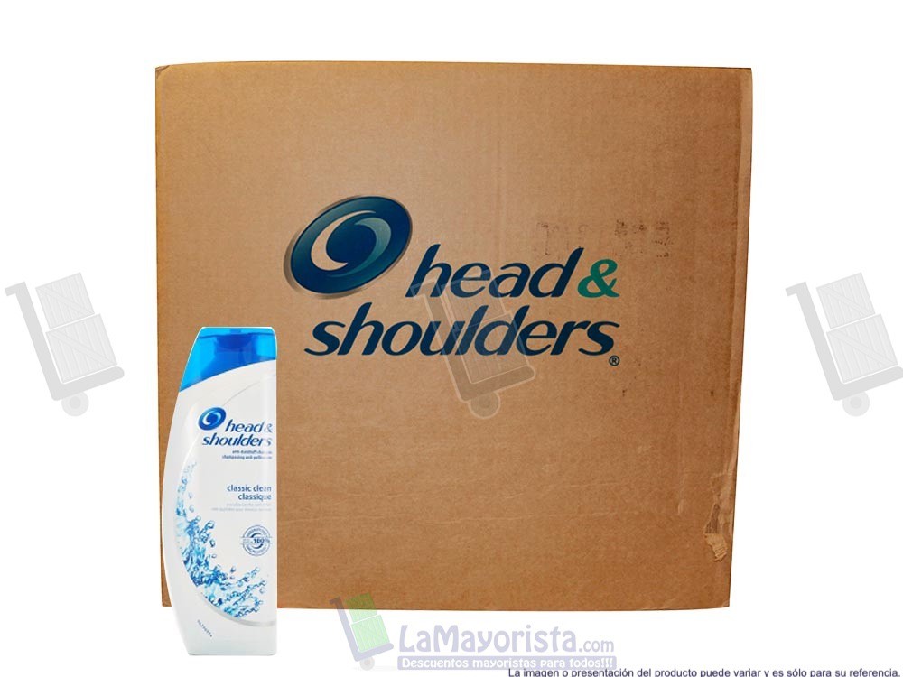 -Al por mayor- Shampoo Head Shoulders x400 ml