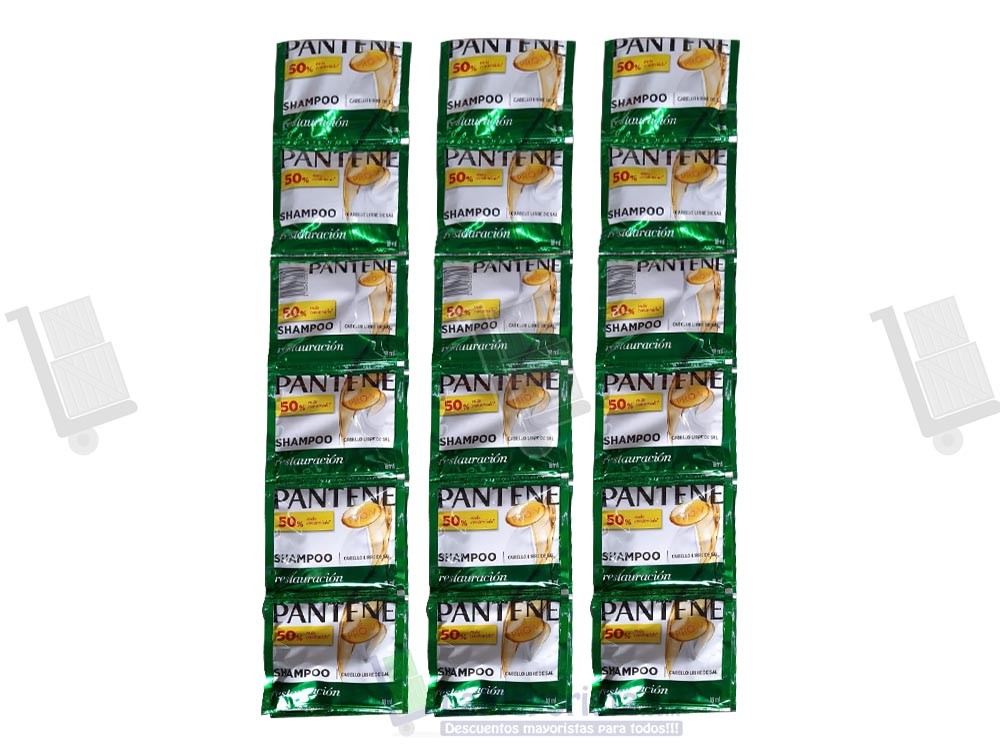 -Al por mayor- Shampoo Pantene Display x12Unidades *18ml