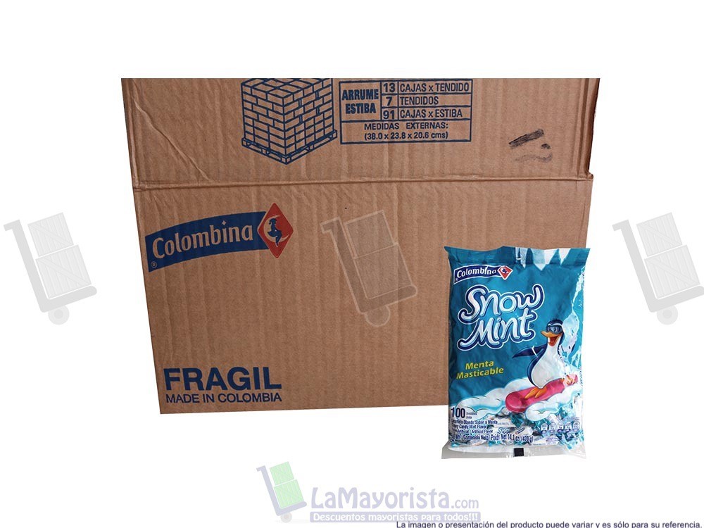 -Al por mayor- Menta Snow Mint Masticable