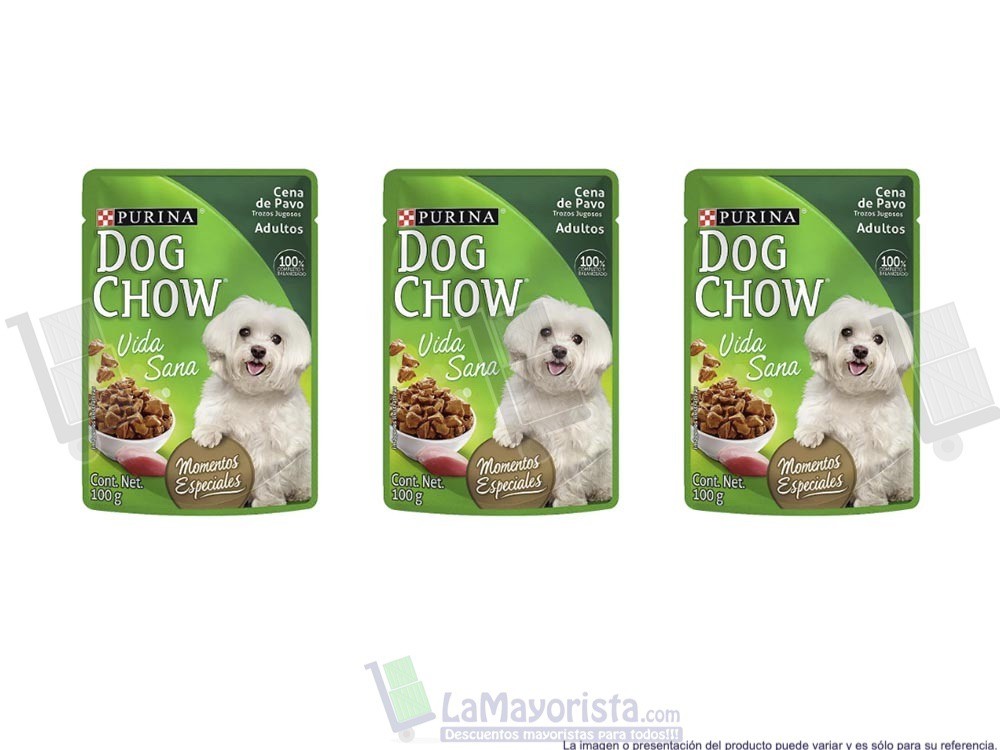 -Al por mayor- Sobre Dogchow Adulto Pavo X100Gr.