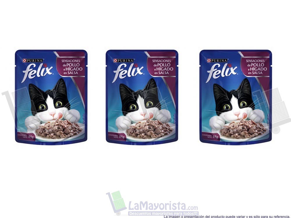 -Al por mayor- Sobre Felix Pollo E Higado X85Gr.