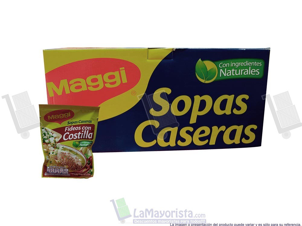 -Al por mayor- Sopa Maggi Costilla Con Fideo *65G