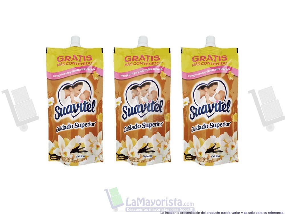 -Al por mayor- Suavitel Vainilla X 200Ml.
