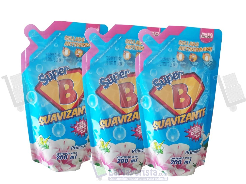 -Al por mayor- Suavizante Super B Primaveral X200Ml.