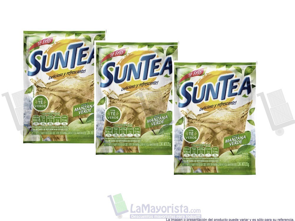 -Al por mayor- Suntea Manzana Verde 1.5L x 12und