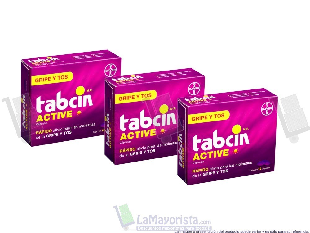 -Al por mayor- Tabcin Capsula Dia X12 unidades