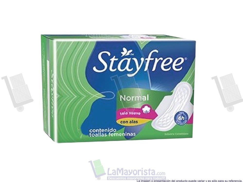 -Al por mayor- Toalla stayfree normal con alas