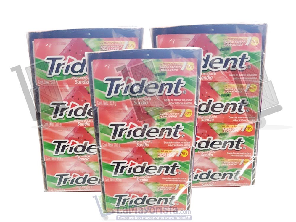 -Al por mayor- Trident Americano Sandia X12 Unidades