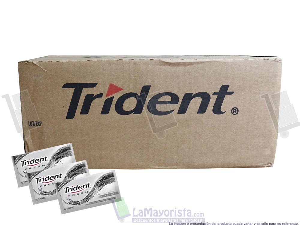 -Al por mayor- Trident Fresh Intense de 3 x 24 unidades