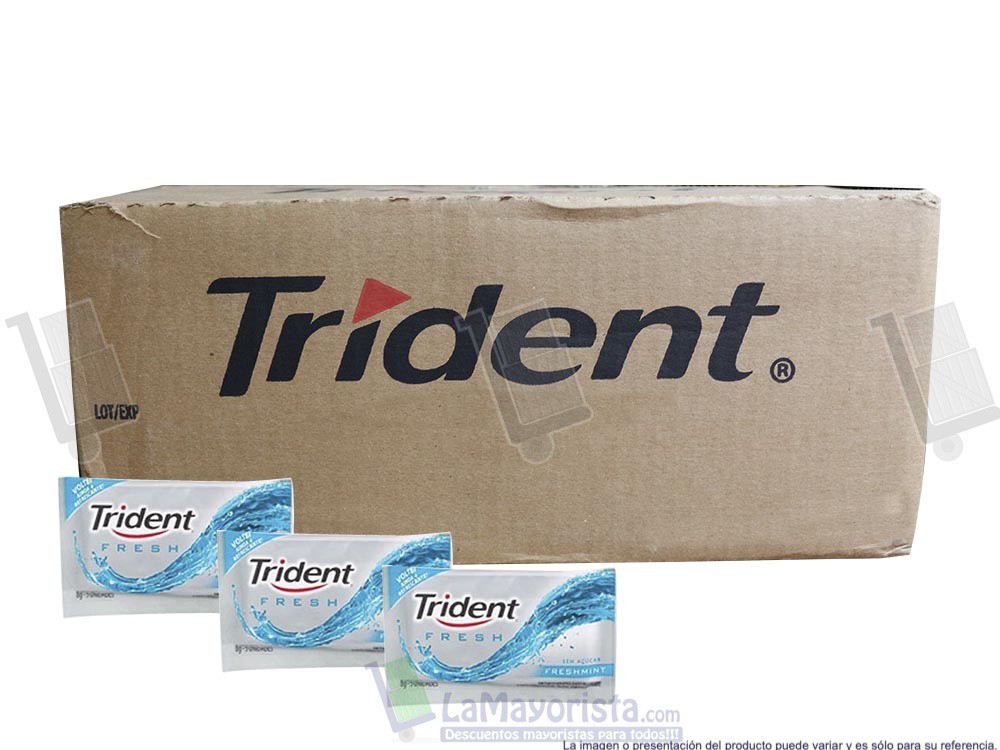 -Al por mayor- Trident Freshmint de 3 x 24 unidades