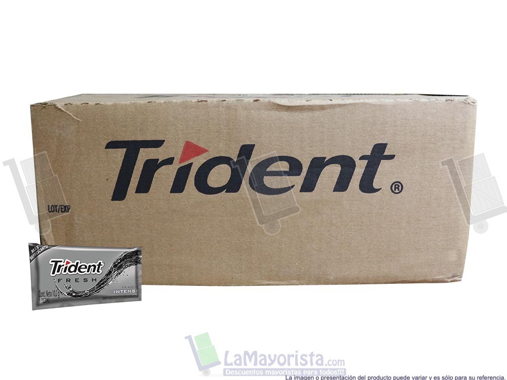 -Al por mayor- Trident Intenso x 18 unidades