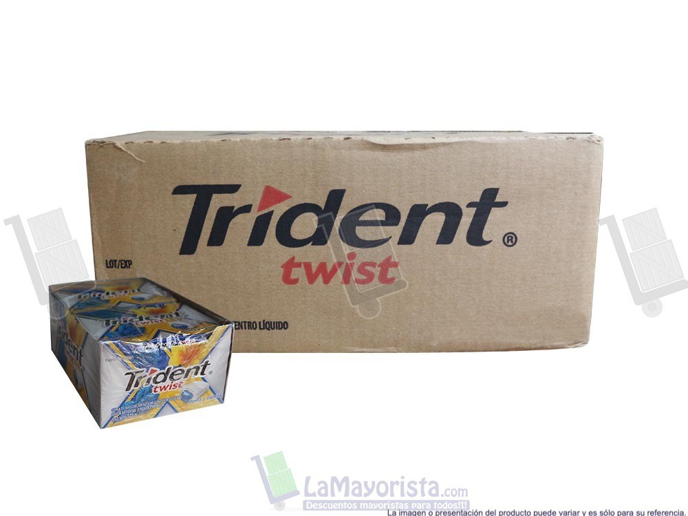 -Al por mayor- Trident Twist Menta X10 unidades
